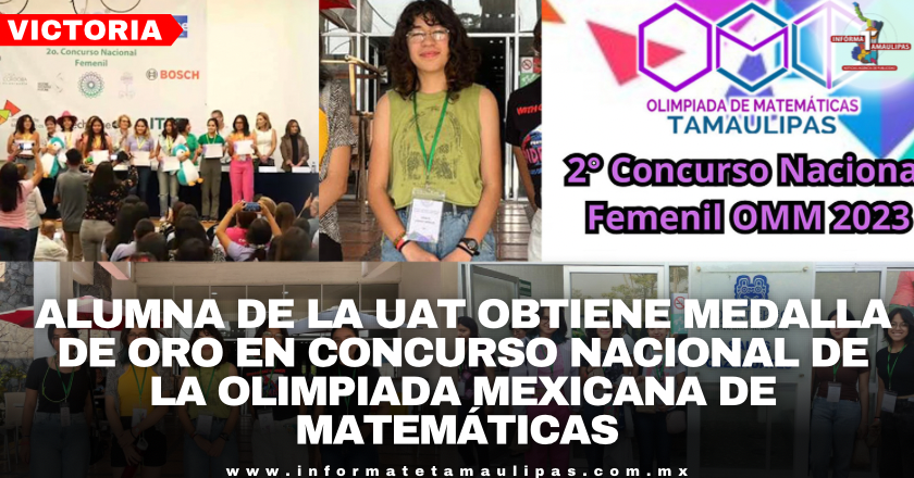 Alumna de la UAT obtiene medalla de oro en concurso nacional de la ...