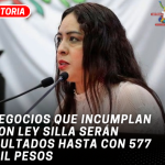 Negocios que incumplan con Ley Silla serán multados hasta con 577 mil pesos