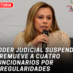 Poder Judicial suspende y remueve a cuatro funcionarios por irregularidades