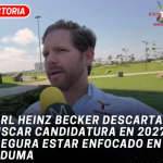 Karl Heinz Becker descarta buscar candidatura en 2027; asegura estar enfocado en Seduma