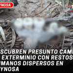 DESCUBREN PRESUNTO CAMPO DE EXTERMINIO CON RESTOS HUMANOS DISPERSOS en Reynosa