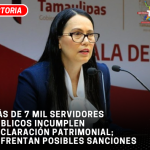 Más de 7 mil servidores públicos incumplen declaración patrimonial; enfrentan posibles sanciones