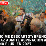 «NO ME DESCARTO»: BRUNO DÍAZ ADMITE ASPIRACIÓN A UNA PLURI EN 2027
